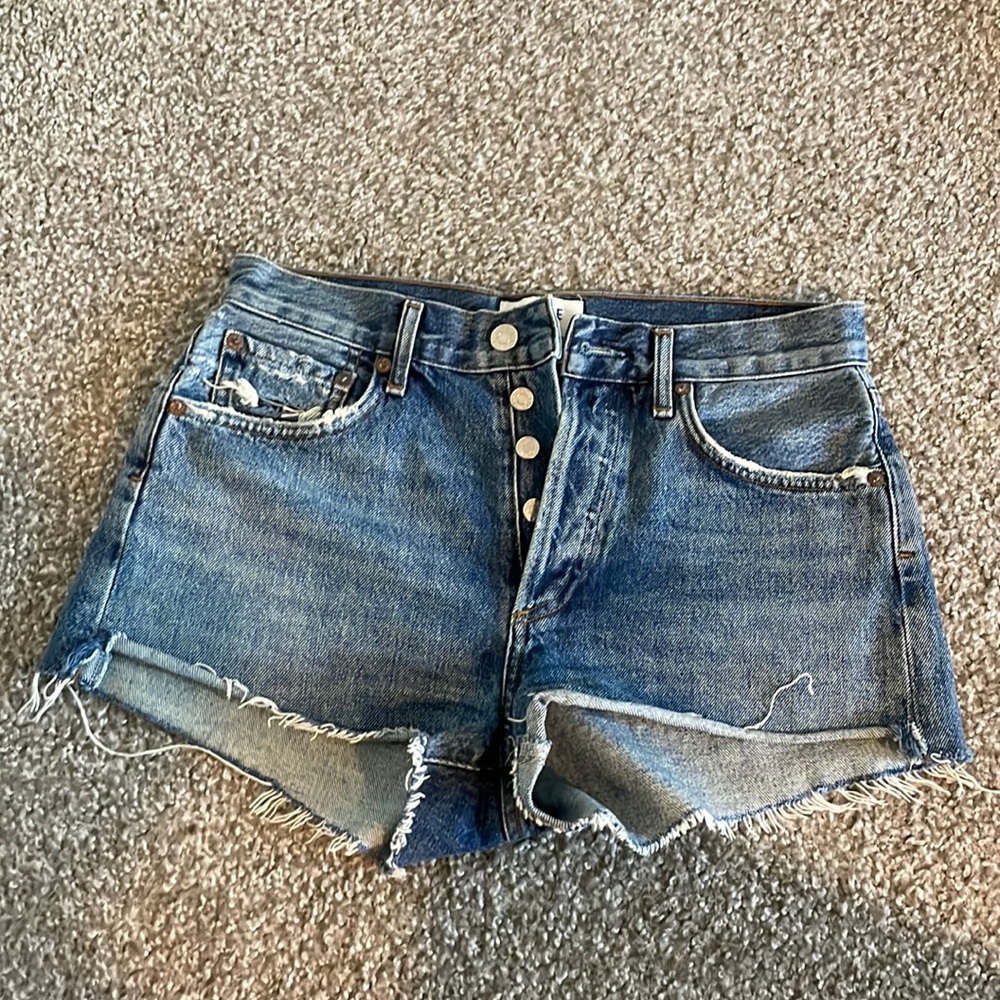 Agolde Parker cutoff shorts